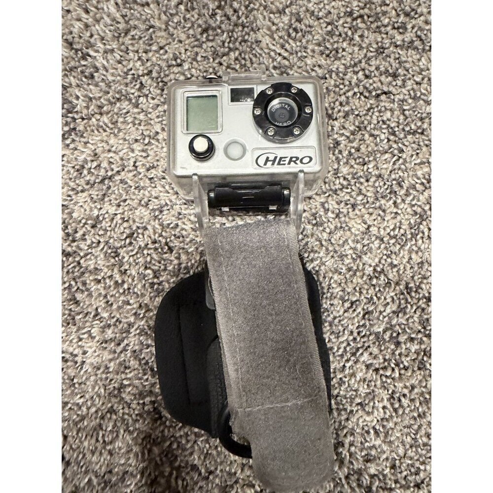 Original Go Pro With Case And Strap * Untested*